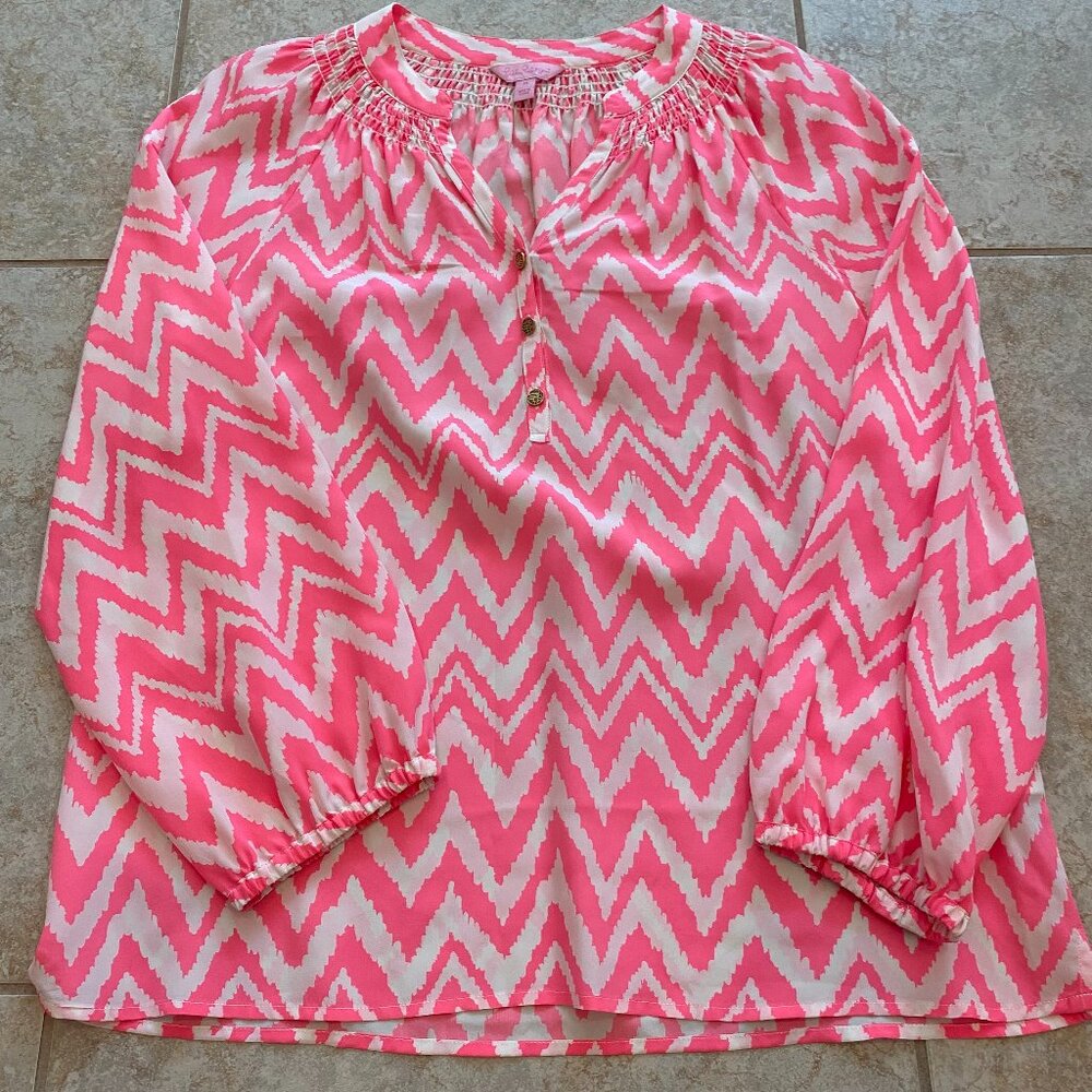 Chevron Patterned Blouse - image 1